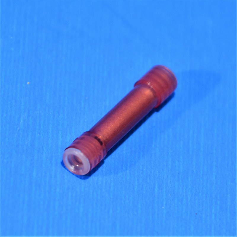 ニチフ端子工業　TMNB-1.25-WP　赤透明　バラ　防水絶縁被膜付圧着スリーブB形　