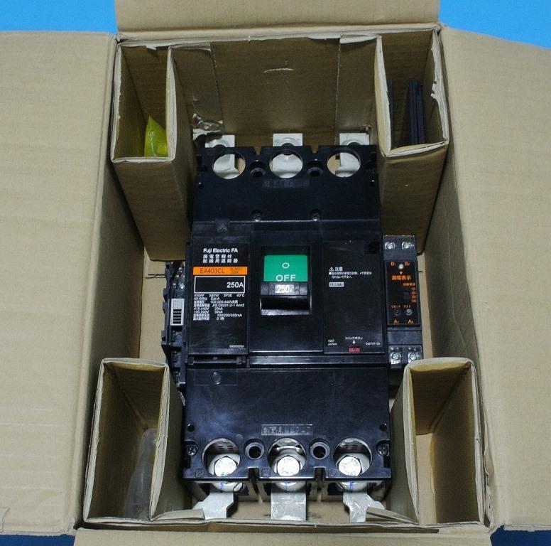 富士電機　EA403CL　250A　（BL3KEC-250K) 漏電警報付配線遮断器
