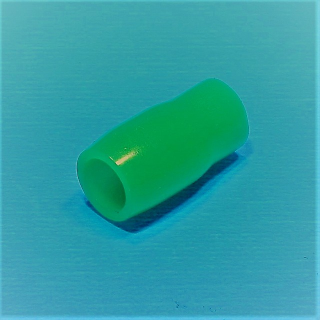 東方電材　ビニールキャップ　V-8　緑　バラ売り　絶縁キャップ（端子キャップ）端子圧着部カバータイプ　