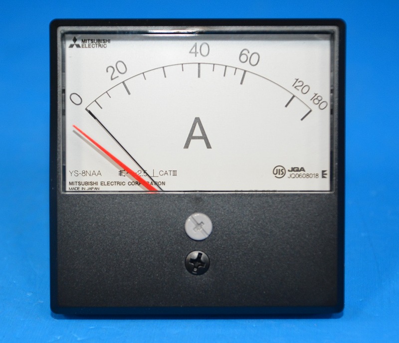 三菱電機　YS-8NAA　0-60-180A　60/5A（D0423）　計器
