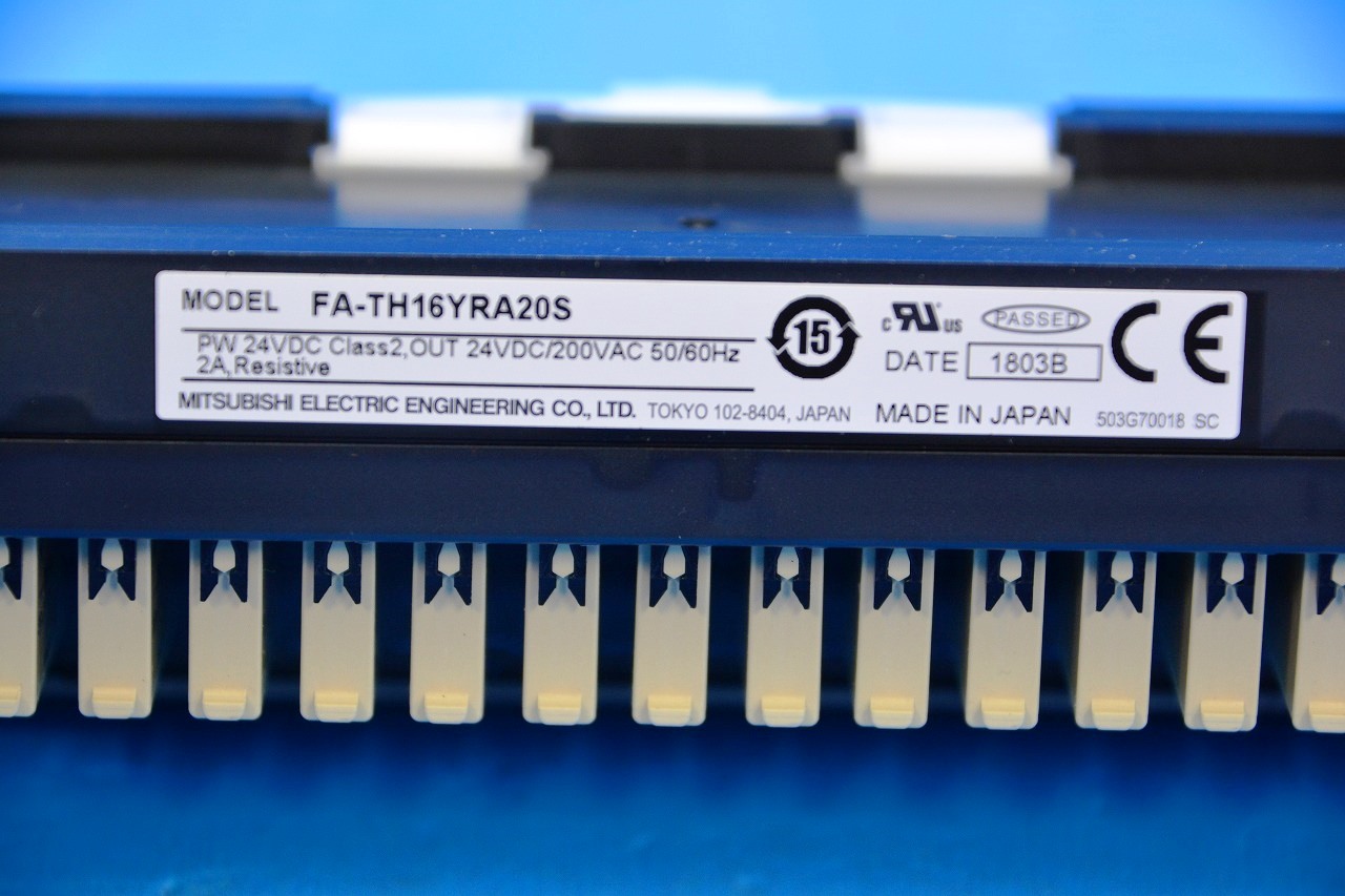 通販 | 三菱電機 FA-TH16YRA20S PLC I/Oユニット用ターミナルリレー FA