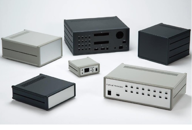 タカチ電機　MS66-16-16B・MS66-16-16G・MS66-16-16BS　MS型メタルシステムケース