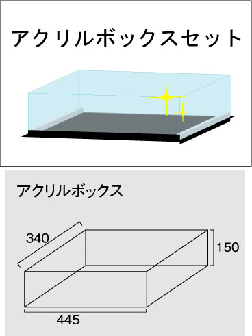 通販 Tokisei アクリルボックス 445 340 Raskop A アドウイクス株式会社