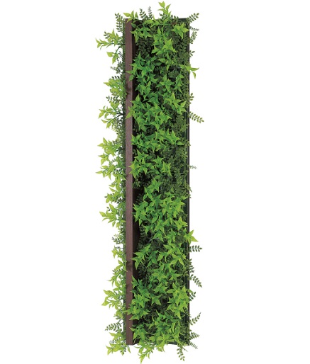 グリーンモード　連接グリーン（単品）　GR1100　23-90　壁面緑化　木桟付きライン　 セピア