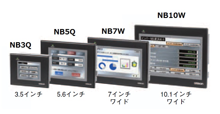 オムロン　NB7W-TW01B　プログラマブルターミナル　TFT-LCD　7インチ　USBホスト機能　Ethernet