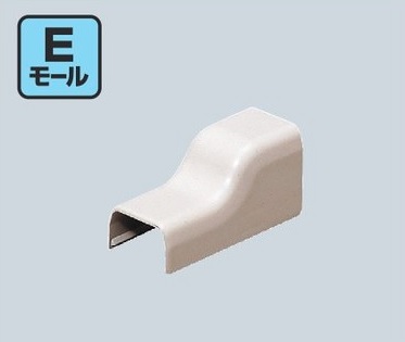 未来工業（MIRAI)　EMC-1B　茶　1号用コーナージョイント　Eモール付属品　【10個】