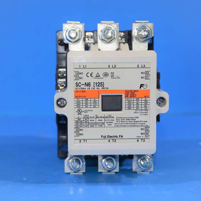 通販 | 富士電機 SC-N6 AC100（DC100) 標準形電磁接触器 （ケース