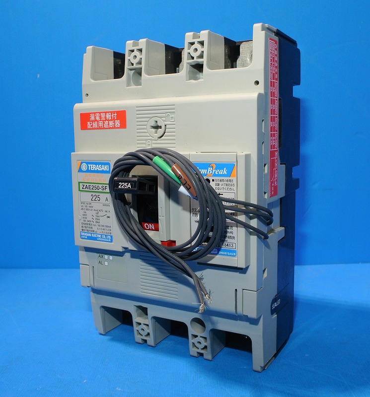 通販 | 寺崎電気 ZAE250-SF 3P225A（3P3E） 配線遮断器（漏電警報付 