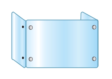 TOKISEI　アクリルパーテーション三面タイプ　APT3F600×900×300　（H600×W900×D300）