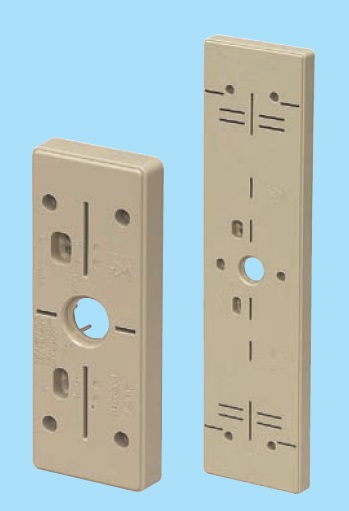 通販 未来工業 Pow 1143k ブラック 長方形 ポリ台 照明器具取付用プラスチック絶縁台 アドウイクス株式会社