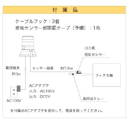 通販 | 日恵製作所（NIKKEI） VL04S-100FAB 黄 ニコFAX φ45 FAX着信