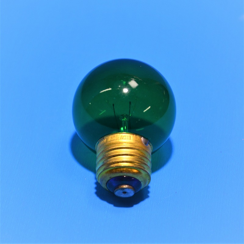 東輝（TOKI）　G50　110V10W　E26　透明緑（クリアグリーン）　サイン用ボール球