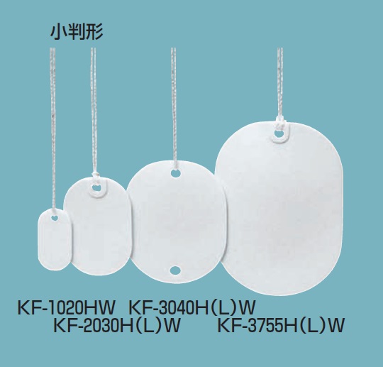 未来工業（MIRAI)　KF-1020HW　カラーエフ　小判形（20枚入）×25袋