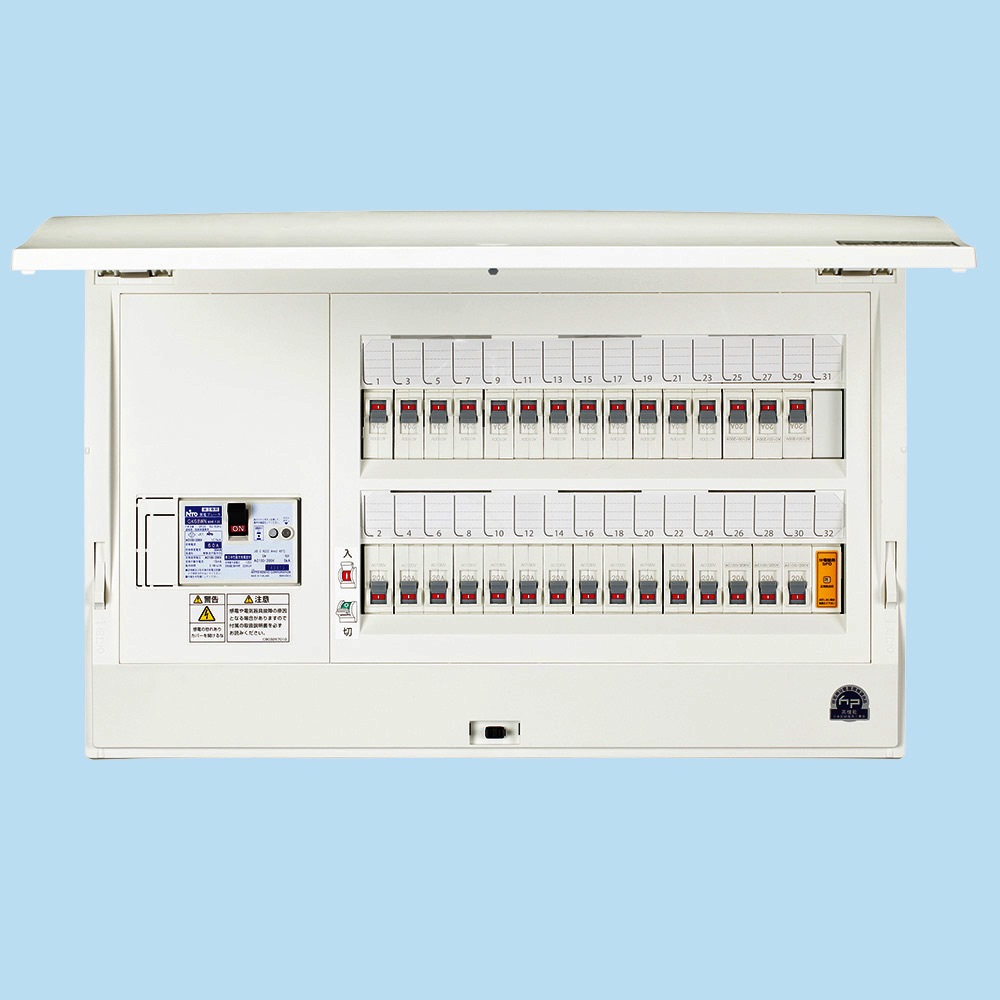 通販 | 日東工業 HCD3E7-303MGS3 ホーム分電盤（ドア付）感震機能付＋ 
