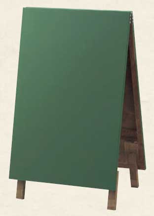 用美　両面スタンド型ボード（チョークタイプ）　緑　17-444-09（48441）