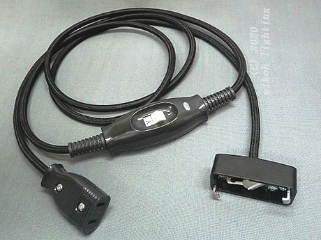 コンセント変換コード5　スイッチ付PEEX-8-B　コード黒