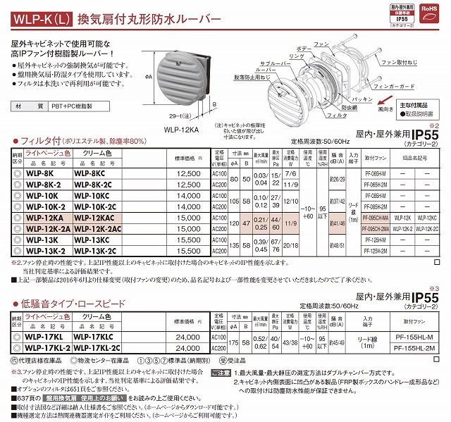 通販 | 日東工業 WLP-13K ライトベージュ・WLP-13KC クリーム AC100V 
