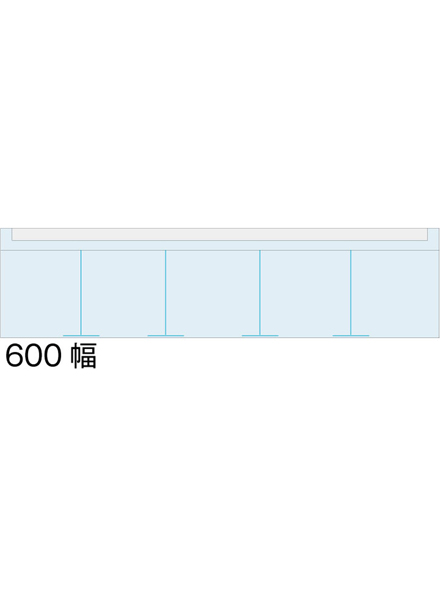 TOKISEI（常盤精工） CSK-W600（パンフレットケース600幅タイプ・A1用）　スライド仕切り板4枚付
