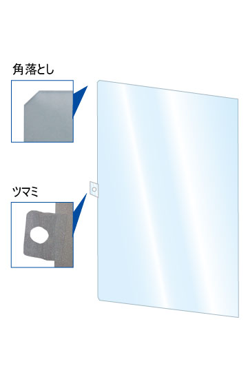 TOKISEI　PGSKAC-A　PGSK　ポスターグリップスタンド看板専用アクリル板