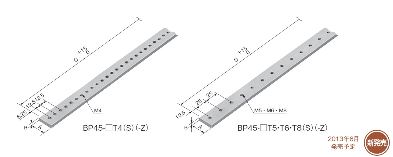 通販 | 日東工業 BP45-10T4S 【3本入】 銅バー M4タップ付 1000mm