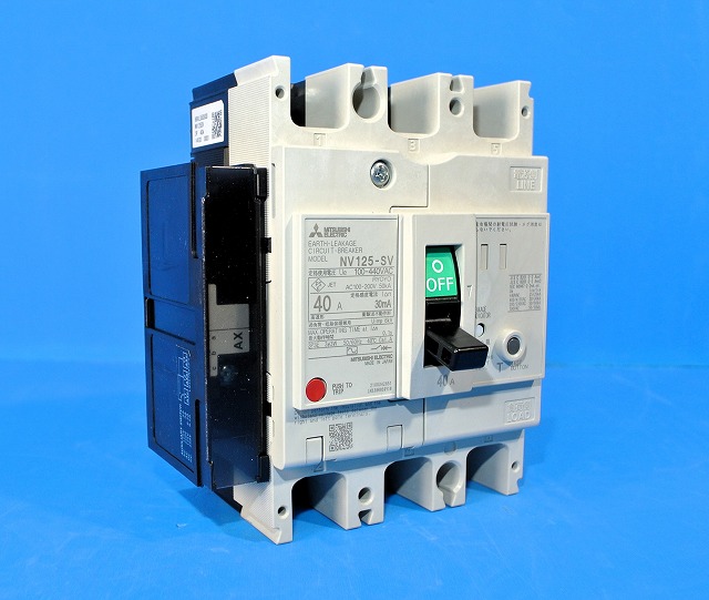 三菱電機　NV125-SV 3P 40A 　AX　漏電遮断器