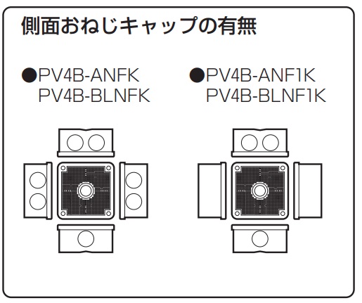 通販 | 未来工業 PV4B-ANFK ブラック 露出用四角ボックス （取付自在蓋） | アドウイクス株式会社