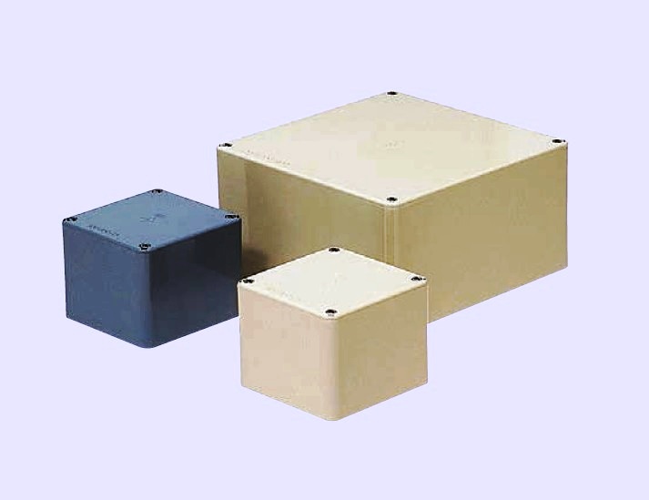 未来工業（MIRAI)　PVP-1005　グレー　プールボックス　正方形〈ノック無〉　100×100×50