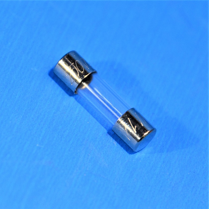 冨士端子　FGMB-A　250V1.5A　ミニガラス管ヒューズ　(5.2Φ× 20mm)　ミニガラス管ヒューズ