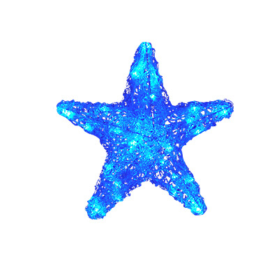 LEDクリスタルグロースター（小）　B・ブルー　KL-BSTARS　星