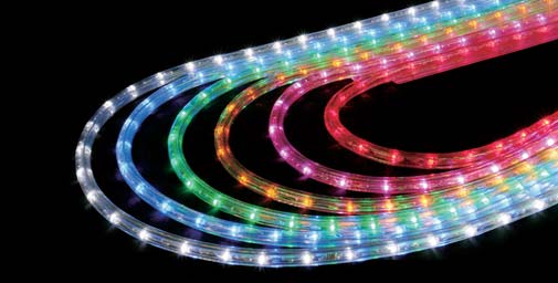 LEDミニデュラライト　レッド　LED-ML-10MM-2W-100F100V-R　10mmチューブライト　30Mロール