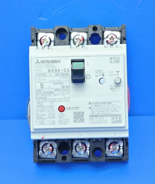 売り出し 三菱電機 NV-30CS 3P 30A 30MA NV-CS 漏電ブレーカ fawe.org