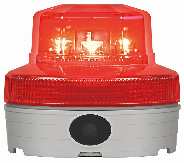 日恵製作所　VK09B-004MR　赤　ニコUFOマイト　電池式警告灯