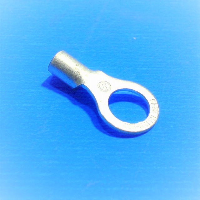 ニチフ　R1.25-5　HSタイプ　100個入ケース　銅線用裸圧着端子(R形)丸形