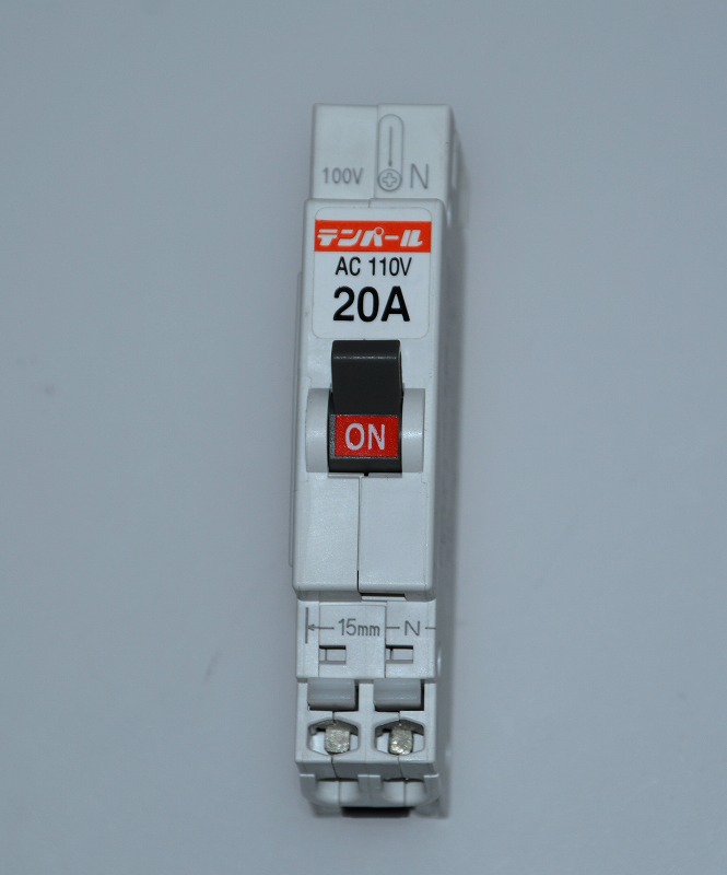 テンパール工業 Eシリーズ 経済タイプ 漏電遮断器OC付 150A-30mA 表面形 153EC15304 - 3