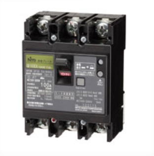 日東工業　GE52C　2P　50A　F100　漏電ブレーカ（協約形）・表面形
